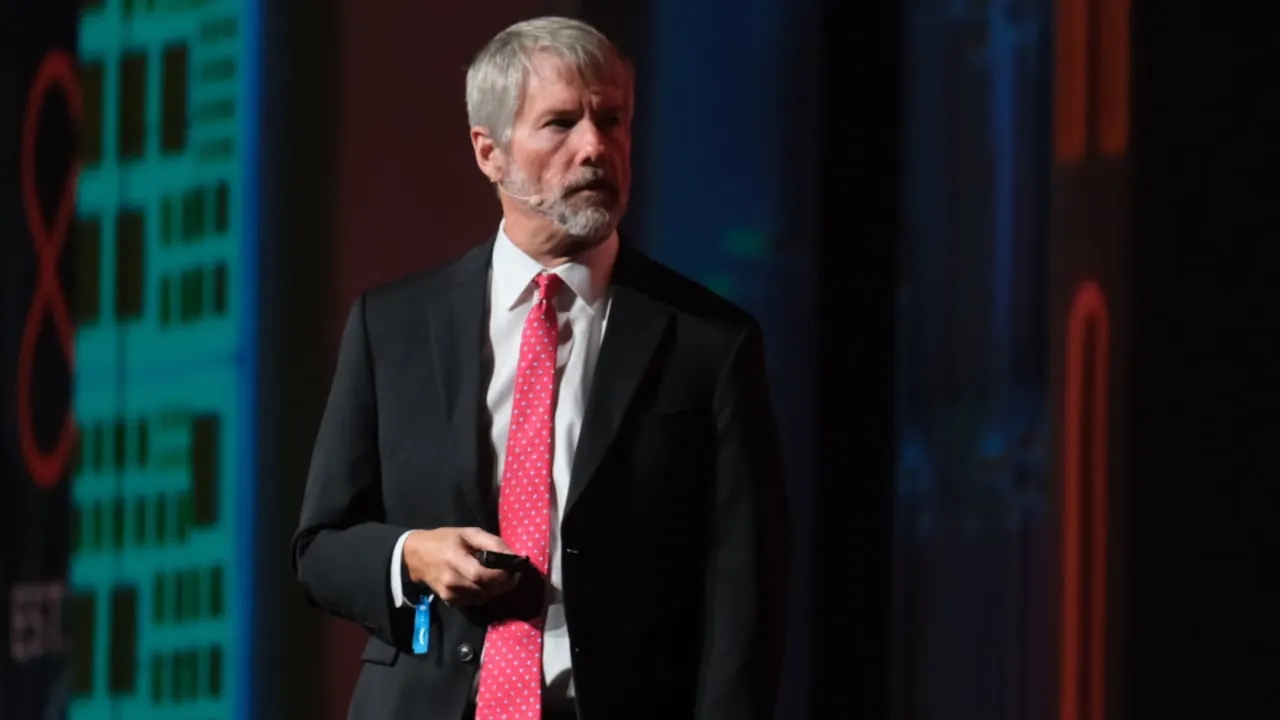 Strategy founder Michael Saylor at Bitcoin Nashville 2024. Photo: Decrypt/André Beganski