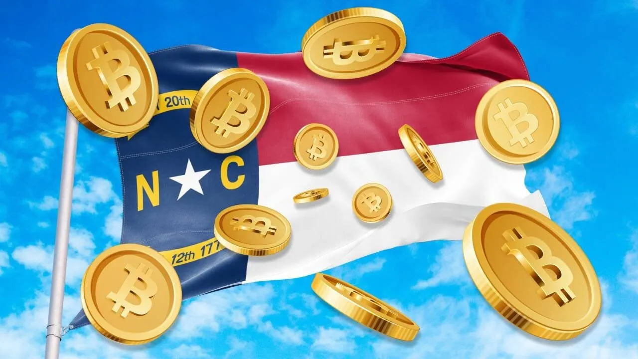 Bitcoin and North Carolina. Image: Shutterstock