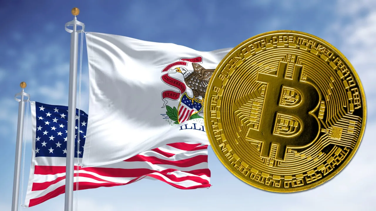 Illinois and Bitcoin. Image: Shutterstock