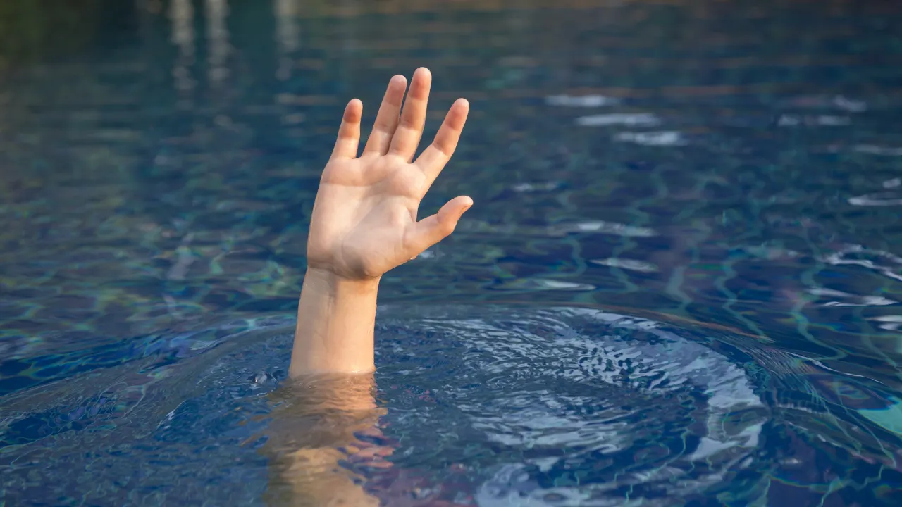 A person drowning. Photo: Shutterstock