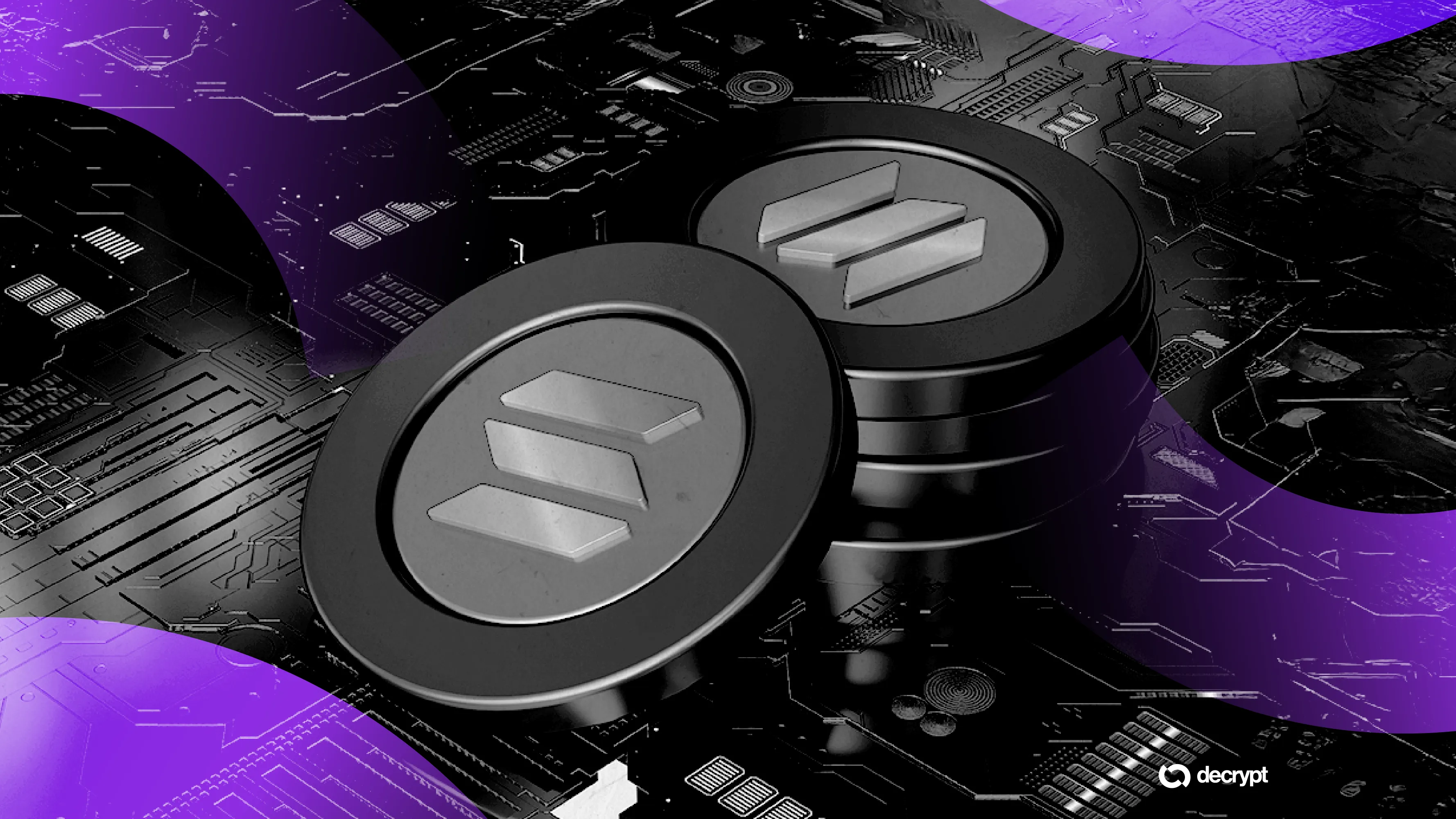 Solana tokens. Source: Decrypt/Shutterstock