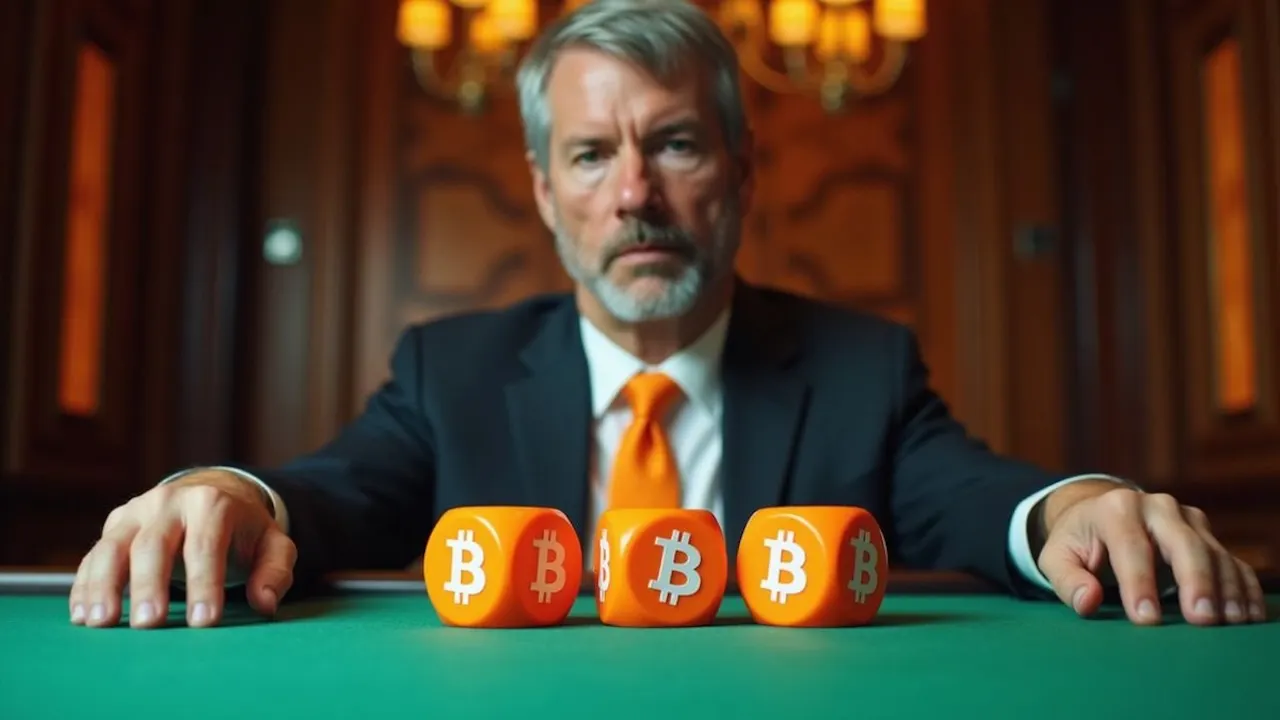 Michael Saylor's MicroStrategy keeps rolling the dice on Bitcoin. Image: Michael Saylor/X